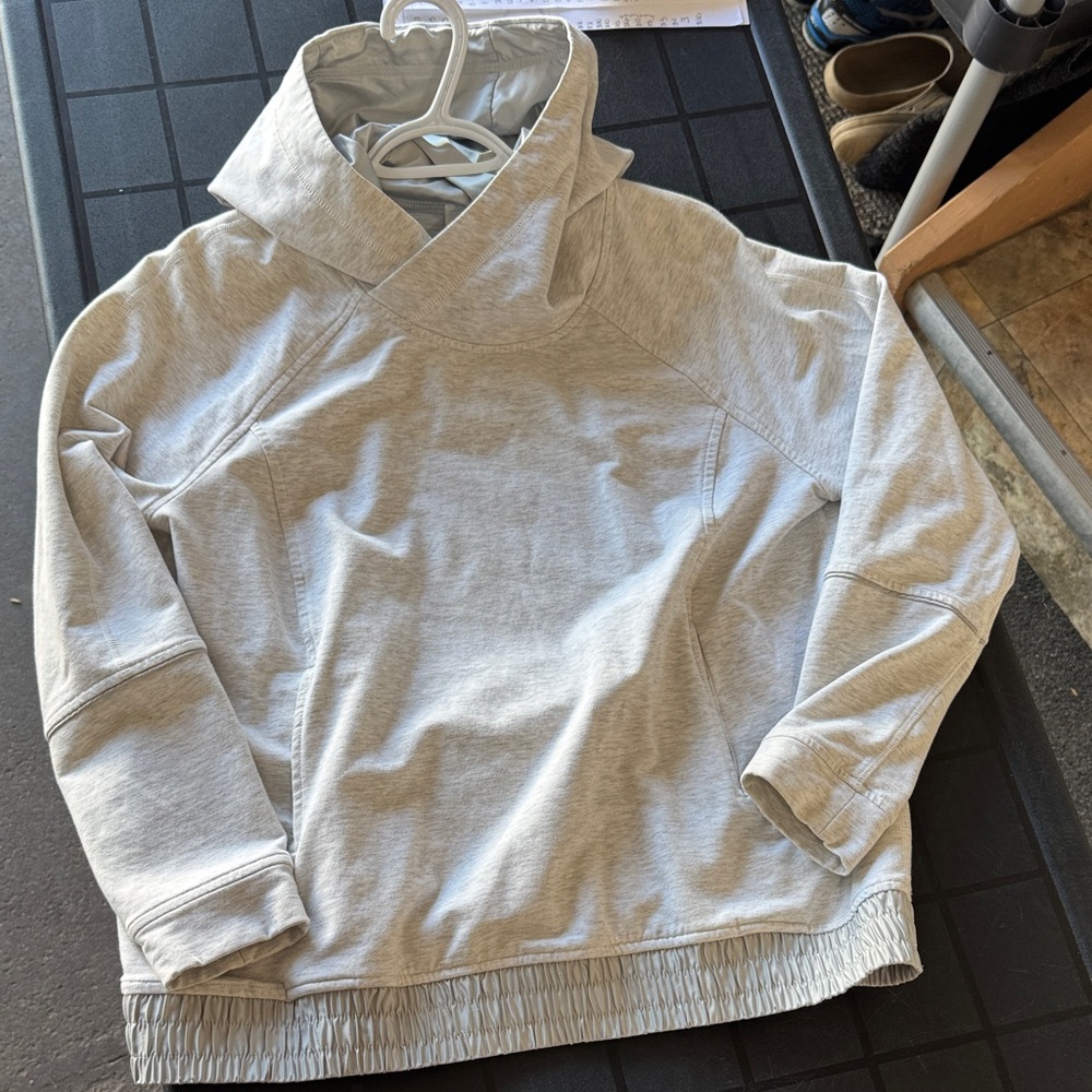 lululemon athletica Light Gray Hoodie